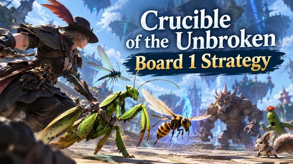 FFXIV Beastmaster Crucible of the Unbroken Board 1 Strategy Guide