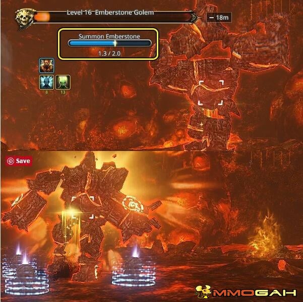 Guide for Lavalight Cave Level 15 in Riders of Icarus