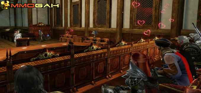 in the court