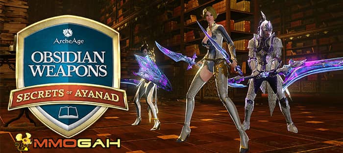Obsidian Weapons Are Coming to ArcheAge in the Secrets of Ayanad Update