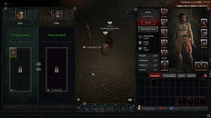 Diablo 4 Tricks to Improve Gear Trading