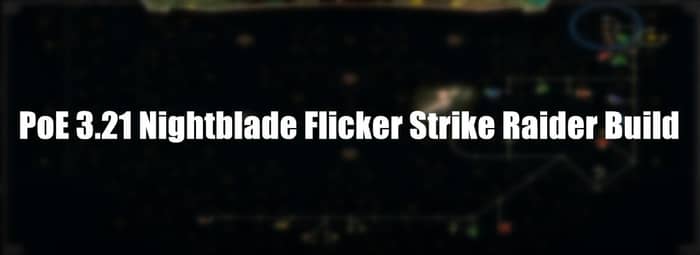 Nightblade Flicker Strike Raider Build pic
