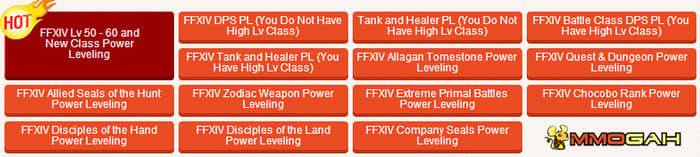 Level 50-60 and New Class FFXIV Power Leveling Is Online, the Cheap FFXIV Power Leveling Is at Mmogah