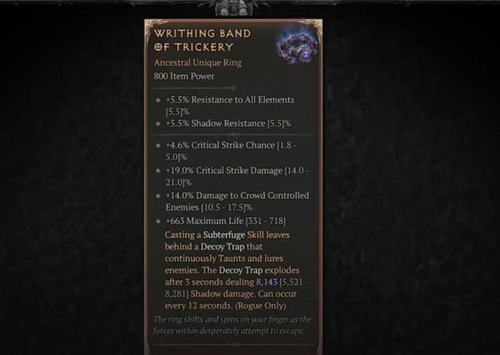 Tears of Blood Glyph and Malignant Rings in Diablo 4 content 3
