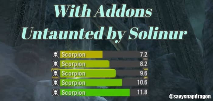 keep track of taunted enemies using add-ons in ESO