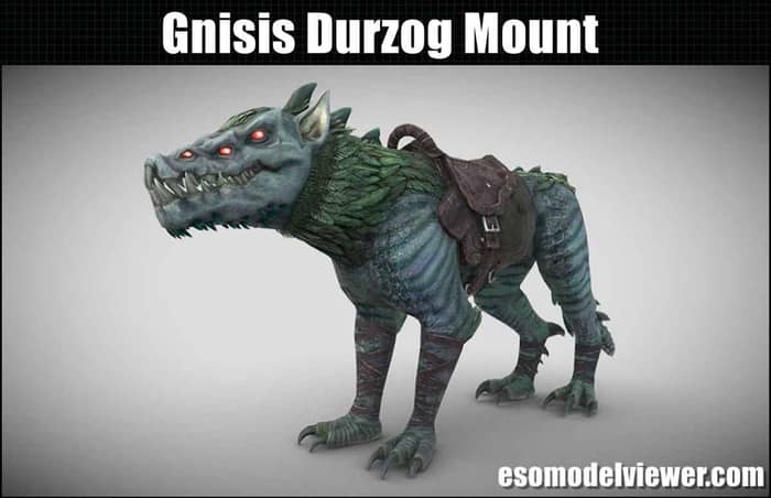 ESO January 2024 daily login reward: Gnisis Durzog Mount