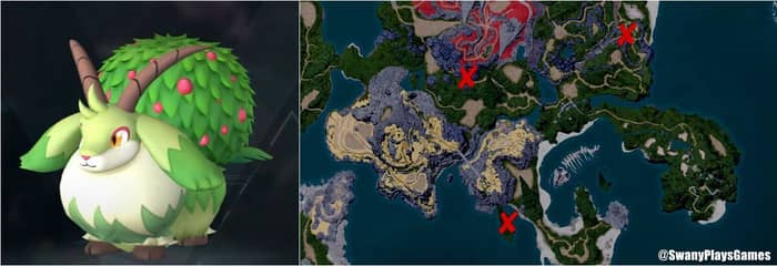 The Caprity Spawn Locations