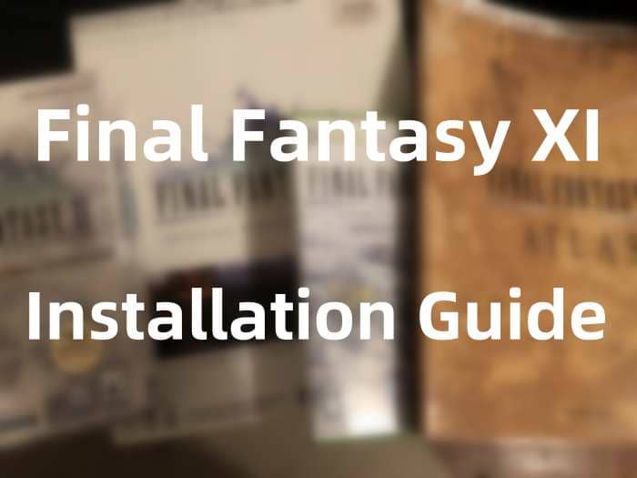 Final Fantasy XI Installation Guide