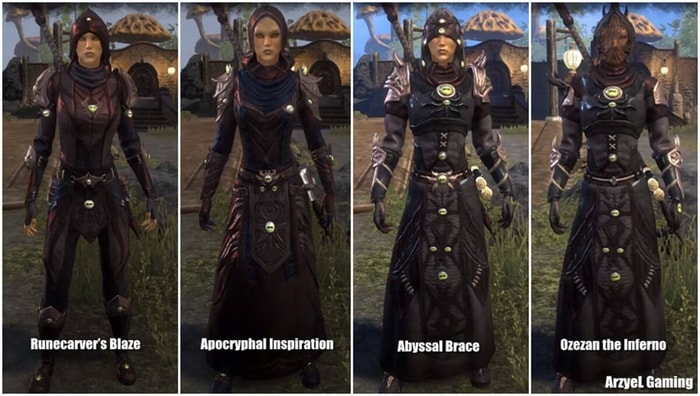 Scrivener’s Hall Dungeon Armor Sets