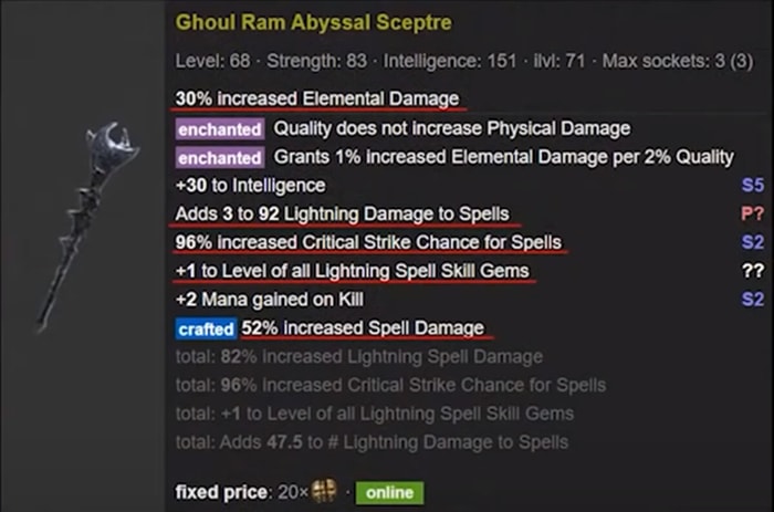 Arc Totem Build Hierophant Templar rare weapon