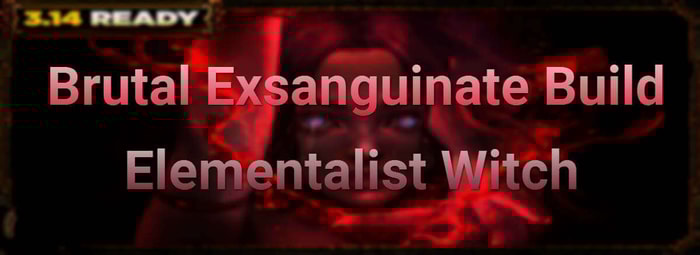 Brutal Exsanguinate Build Elementalist Witch cover