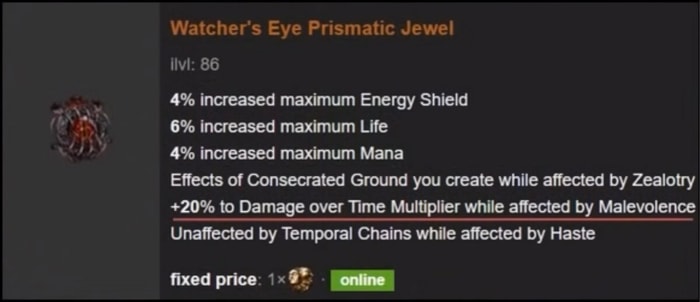 Brutal Exsanguinate Build Elementalist Witch watcher's eye