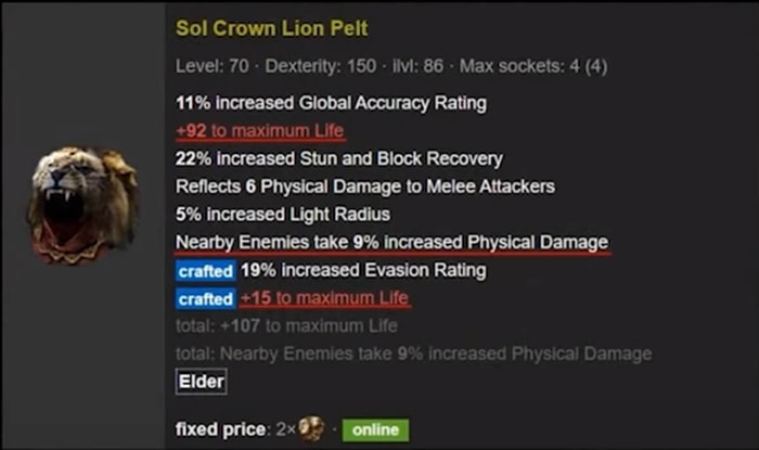 Cyclone Build Slayer Duelist rare helmet