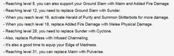 Fire Flicker Strike Build Ascendant Scion leveling setup