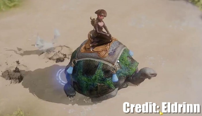 Free Mounts You Can Get in Lost Ark Moss Turtle
