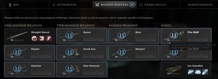 New World Weapons