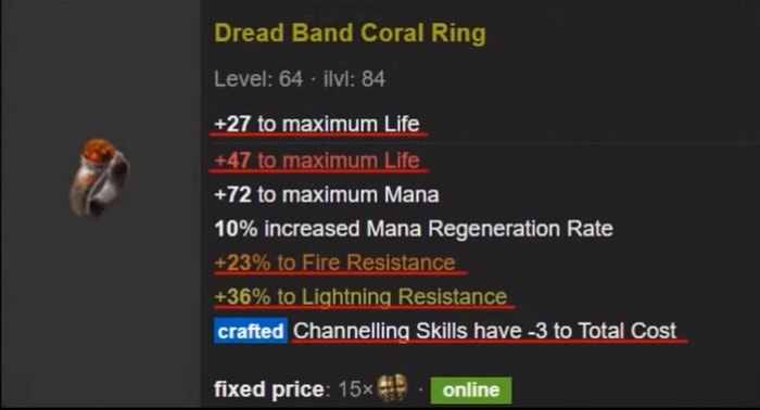 Triple Adrenaline Cyclone Build Champion Duelist rare ring