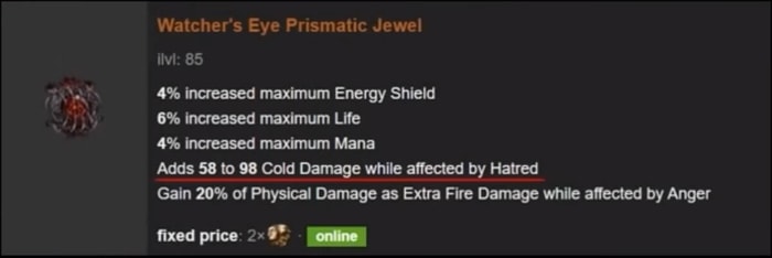 Ultimate Winter Orb Build Occultist Witch watcher's eye