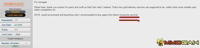 wow gold great review