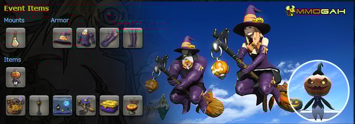 2015 Final Fantasy XIV Seasonal Event: All Saints’ Wake items