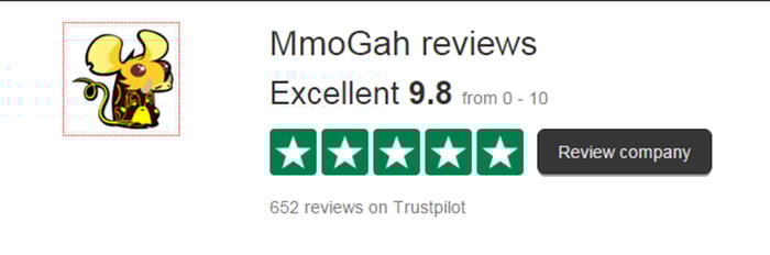 excellent 9.8 on trustpilot