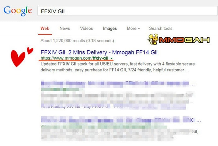 mmogah ranks no.1 in searching 
