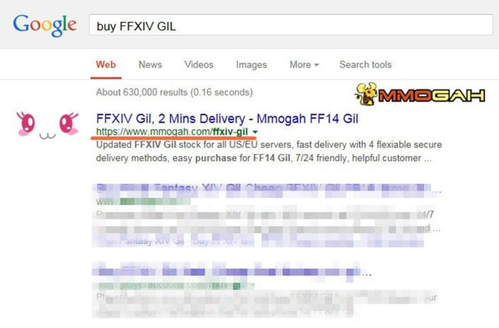 mmogah ranks no.1 in searching 