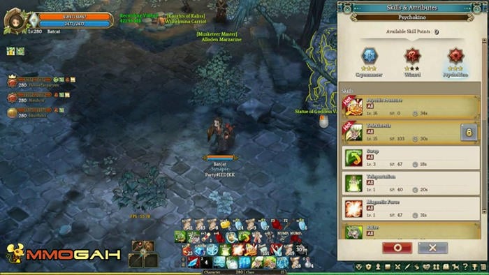 Guide for Batcat’s Cryo/Kino in Tree of Savior