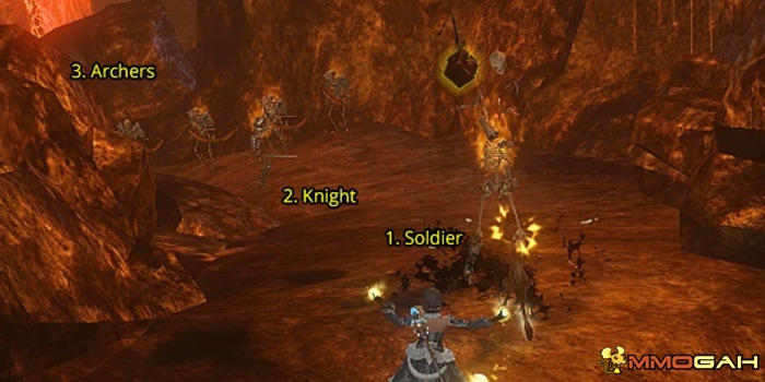 Guide for Lavalight Cave Level 15 in Riders of Icarus