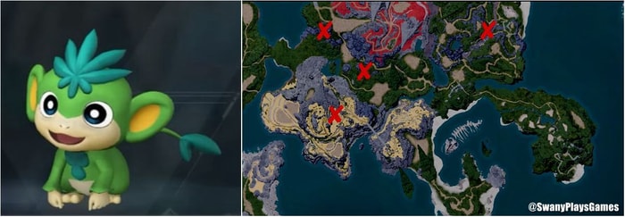 The Tanzee Spawn Locations