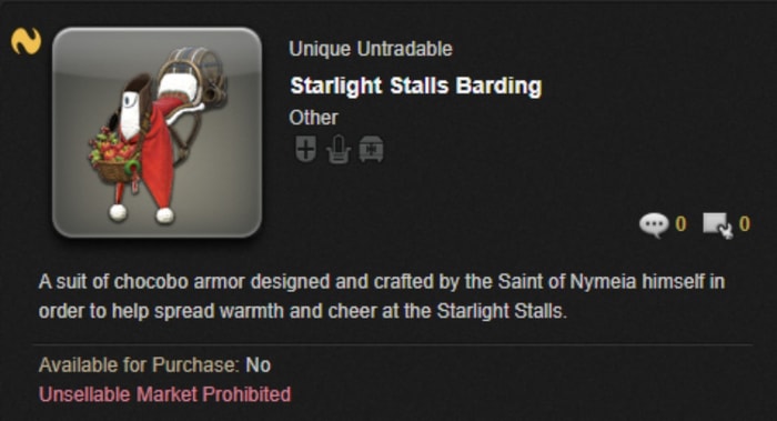 Starlight Stalls Barding