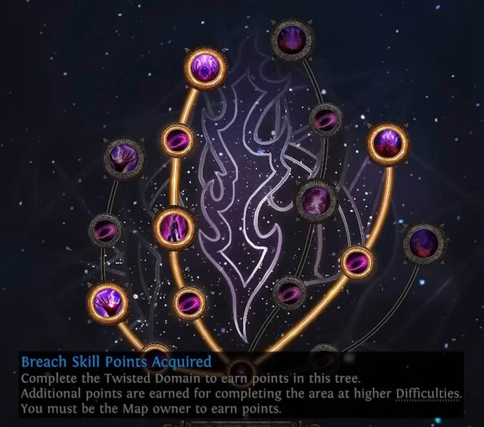 Farm Divine Orbs breach tree