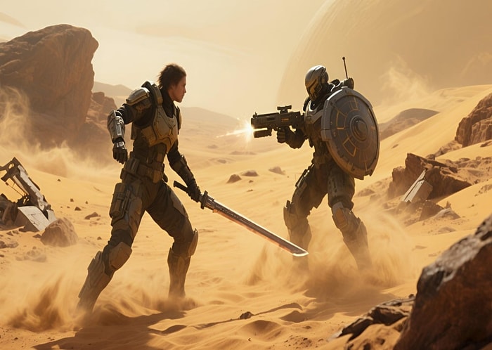 mastering melee combat is the key to dominating the sands.