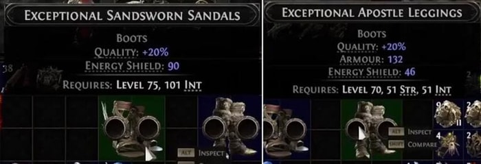 base version of the boots