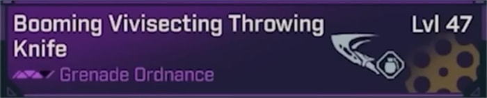 Vivisecting Throwing Knife