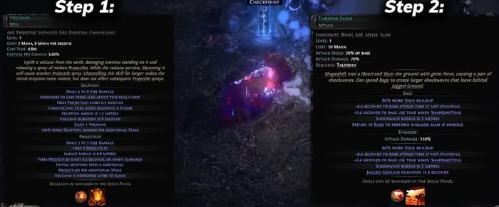 PoE 2 Bear Druid Leveling Build step