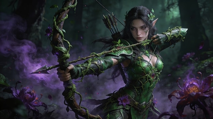 Toxic Bloom Huntress Leveling Mastery