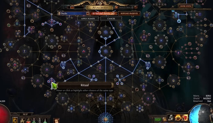 PoE 3.28 Atlas Farming atlas tree