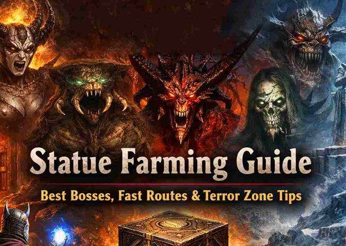 Diablo 2 Resurrected statue farming guide best bosses and routes