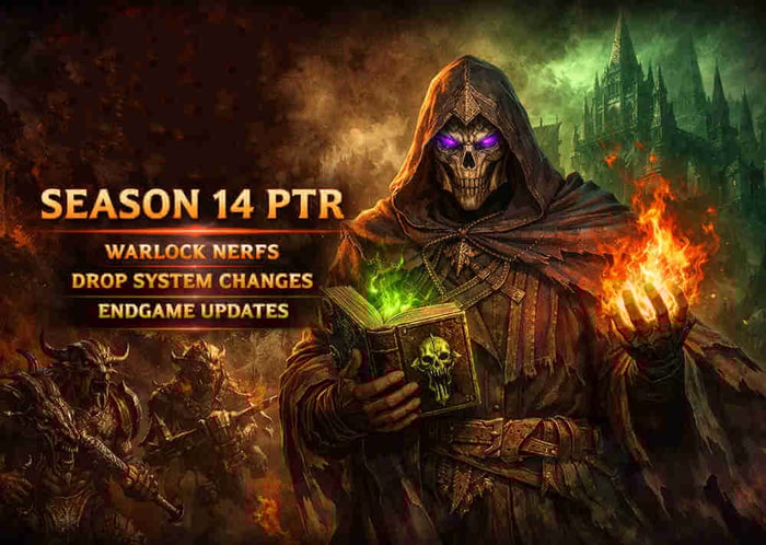Diablo 2 Resurrected Season 14 PTR Changes Warlock Nerfs & Drop Update