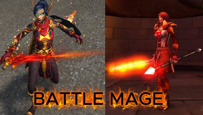 Battle Mage in wow forever pic