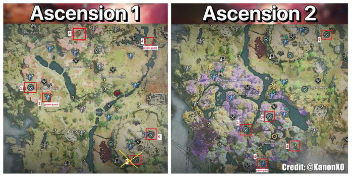 Aion 2 min-max speed routes