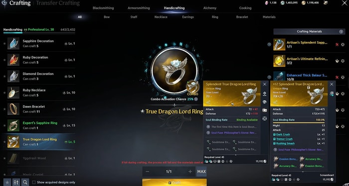 aion 2 Craft BiS Gear 11