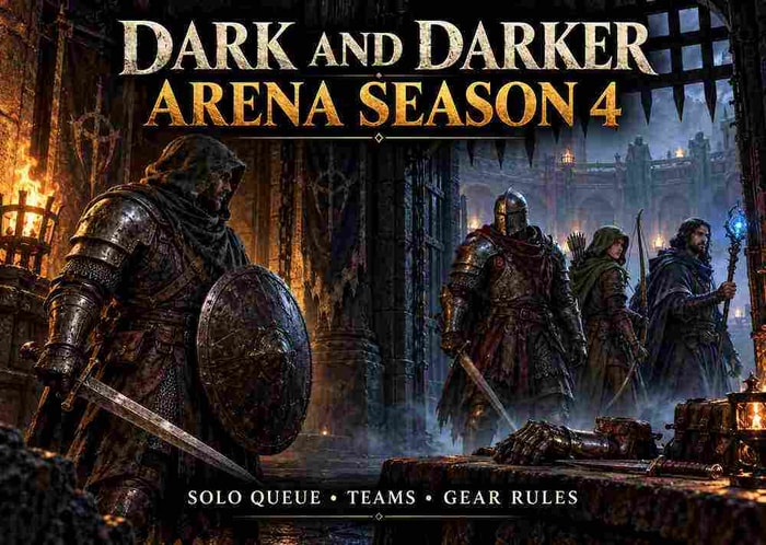 Dark and Darker Arena Season 4 Guide: Solo Queue, Teams & Gear Rules