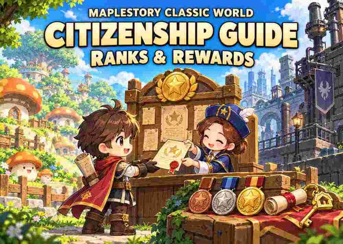 MapleStory Classic World Citizenship Guide Ranks & Rewards