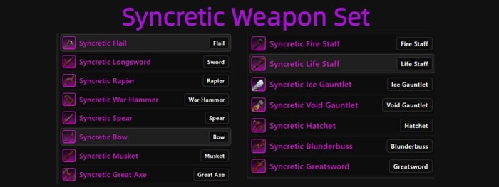 Syncretic Weapon Set