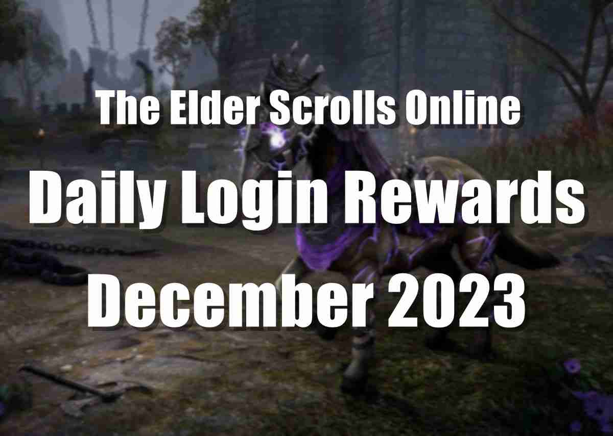 Daily Login Rewards–October 2023 - The Elder Scrolls Online