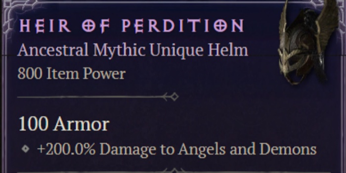 Diablo 4 Version 2.0: Introduction of New Mythic Unique Items