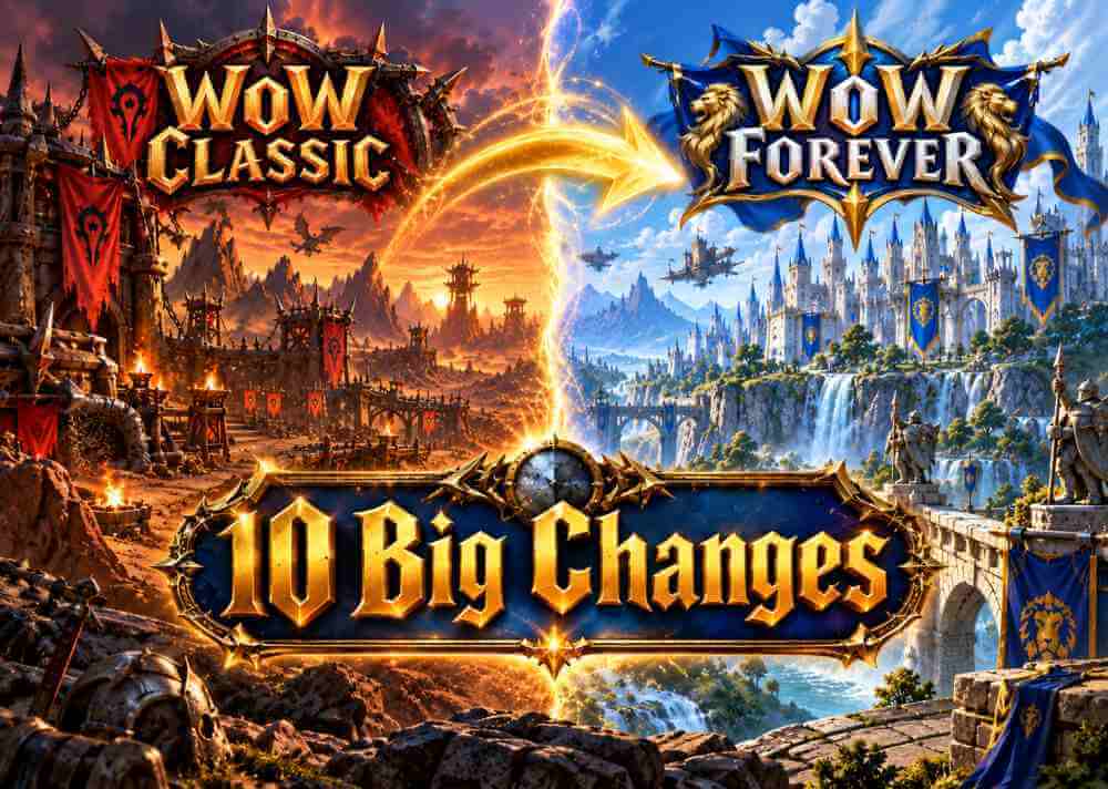WoW Forever Beginner Guide: 10 Biggest Changes and How to Benefit from Them